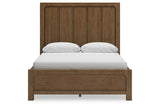 Cabalynn Light Brown Queen Panel Bed with Storage from Ashley - Luna Furniture