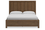 Cabalynn Light Brown California King Panel Bed with Storage -  Ashley - Luna Furniture