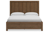 Cabalynn Light Brown King Panel Bed with Storage -  Ashley - Luna Furniture