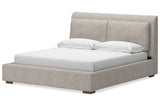 Cabalynn Light Brown Queen Upholstered Bed from Ashley - Luna Furniture