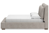 Cabalynn Light Brown Queen Upholstered Bed from Ashley - Luna Furniture