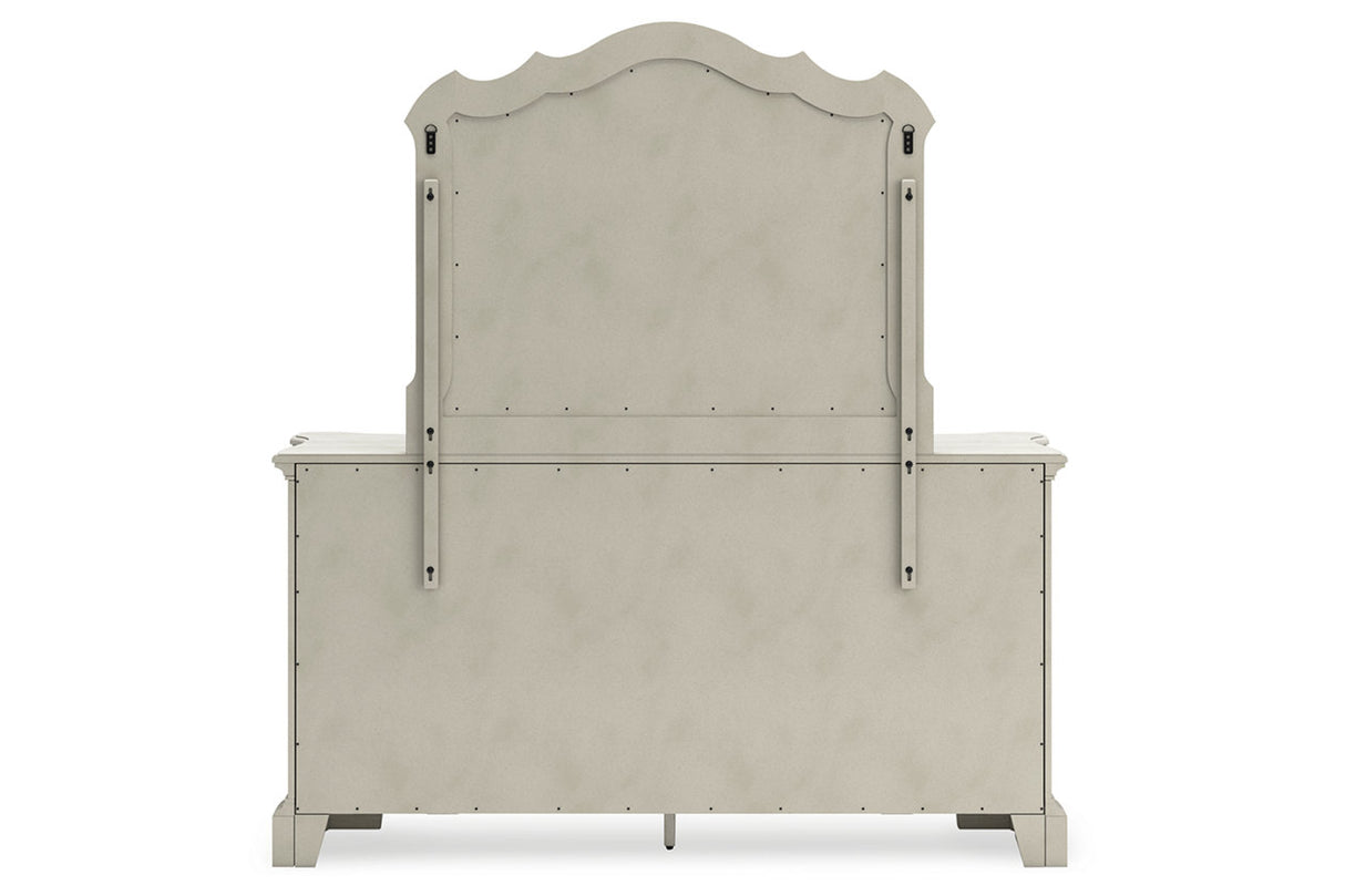 Arlendyne Antique White Dresser and Mirror from Ashley - Luna Furniture