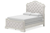 Arlendyne Antique White Queen Upholstered Bed from Ashley - Luna Furniture