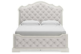 Arlendyne Antique White California King Upholstered Bed from Ashley - Luna Furniture