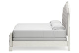 Arlendyne Antique White California King Upholstered Bed from Ashley - Luna Furniture