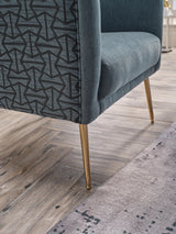 Stylish Cloak Grey Armchair - Bellona Furniture