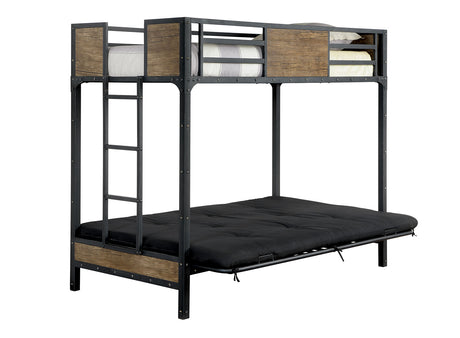 Clapton Black Twin/Futon from Furniture of America - Luna Furniture