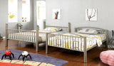 Lovia Metallic Gold Full/Full Bunk Bed from Furniture of America - Luna Furniture