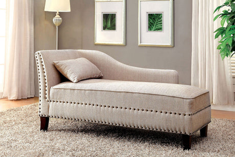 Stillwater Beige Bench from Furniture of America - Luna Furniture