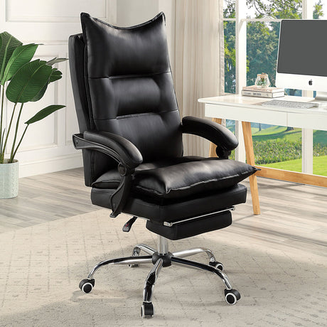 Perce Black Office Chair from Furniture of America - Luna Furniture