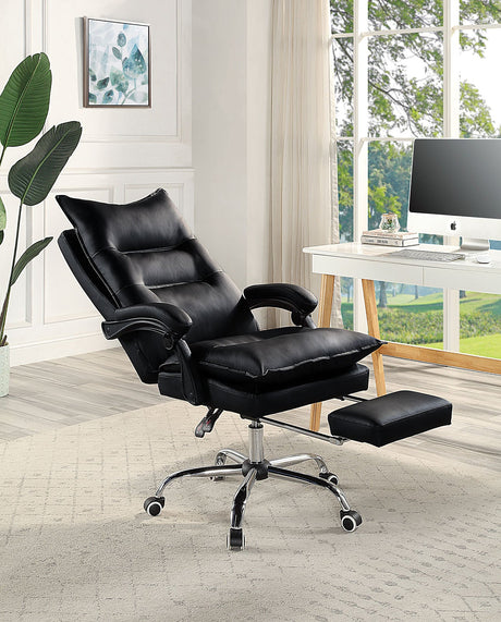 Perce Black Office Chair from Furniture of America - Luna Furniture