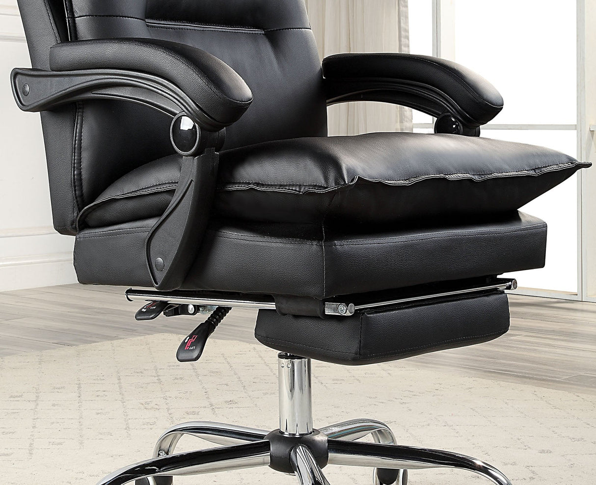 Perce Black Office Chair from Furniture of America - Luna Furniture