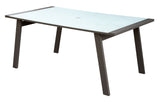 Alycia White/Gray Patio Table from Furniture of America - Luna Furniture