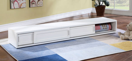 Omnus White Underbed Shelves from Furniture of America - Luna Furniture