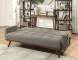 Nettie Gray Futon Sofa from Furniture of America - Luna Furniture