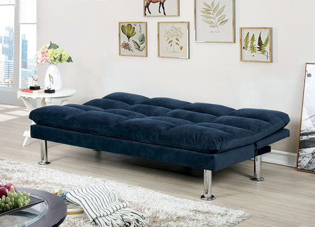 Saratoga Navy Futon Sofa from Furniture of America - Luna Furniture