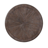 Arcadia Rustic Natural Tone/Ivory Round Dining Table from Furniture of America - Luna Furniture