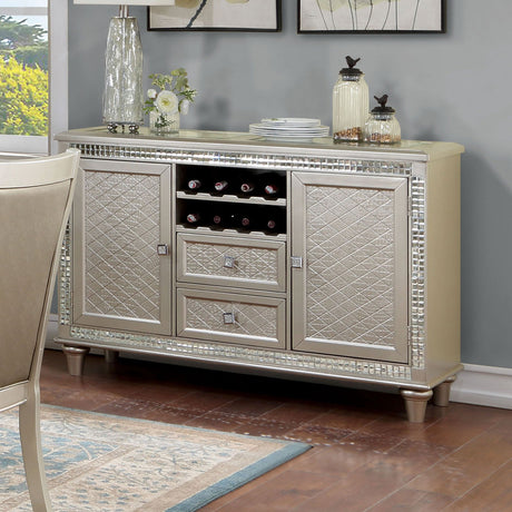 Adelina Champagne Server from Furniture of America - Luna Furniture