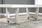 Adelina Champagne Dining Table from Furniture of America - Luna Furniture