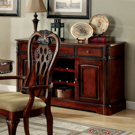 George Town Cherry Server from Furniture of America - Luna Furniture