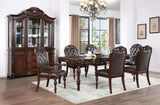 Nouvelle Brown Cherry/Espresso Dining Table from Furniture of America - Luna Furniture