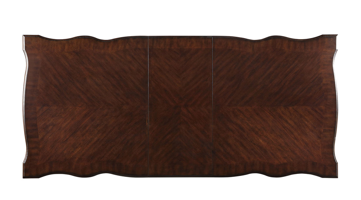 Nouvelle Brown Cherry/Espresso Dining Table from Furniture of America - Luna Furniture