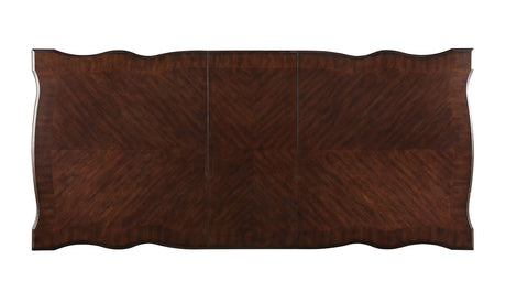 Nouvelle Brown Cherry/Espresso Dining Table from Furniture of America - Luna Furniture