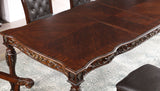 Nouvelle Brown Cherry/Espresso Dining Table from Furniture of America - Luna Furniture