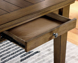 Rapidview Walnut/Light Gray Dining Table from Furniture of America - Luna Furniture