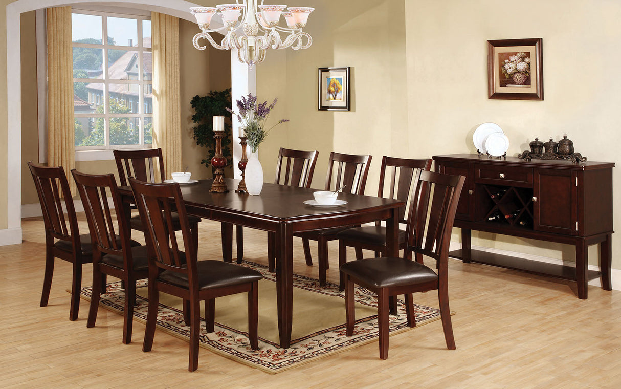 Edgewood Espresso Dining Table from Furniture of America - Luna Furniture