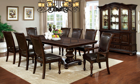 Alpena Brown Cherry Dining Table from Furniture of America - Luna Furniture