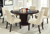 Cimma Espresso Round Dining Table from Furniture of America - Luna Furniture