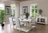 Daniella Antique White/Gray Dining Table from Furniture of America - Luna Furniture