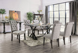 Alfred Antique Black Dining Table from Furniture of America - Luna Furniture