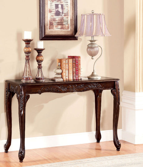 Cheshire Dark Cherry Sofa Table from Furniture of America - Luna Furniture