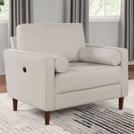 Horgen Off-White Chair from Furniture of America - Luna Furniture