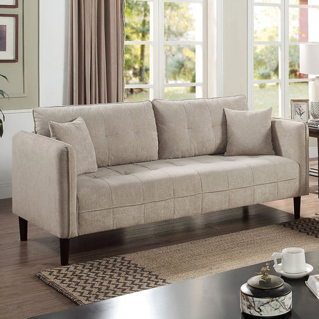 Lynda Light Gray Sofa from Furniture of America - Luna Furniture