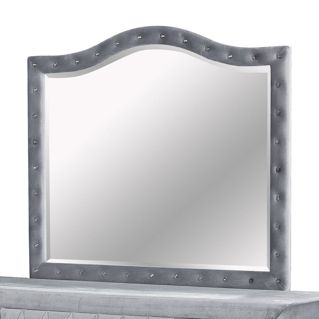 Alzir Gray Mirror from Furniture of America - Luna Furniture