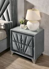 Carissa Gray Night Stand from Furniture of America - Luna Furniture