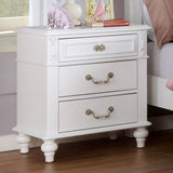 Belva White Night Stand from Furniture of America - Luna Furniture