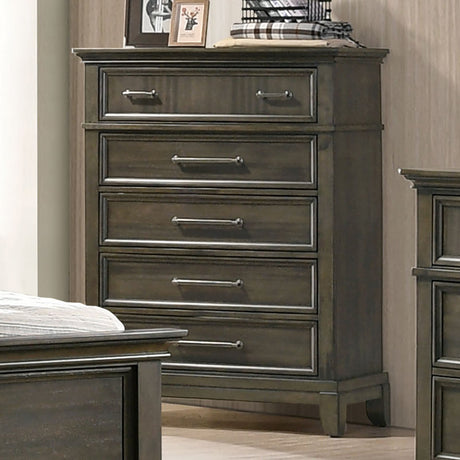 Houston Gray Chest from Furniture of America - Luna Furniture