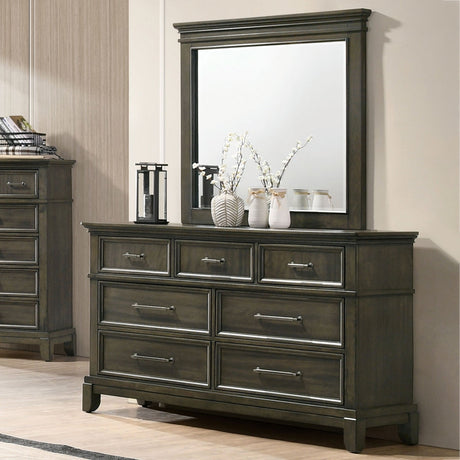 Houston Gray Dresser from Furniture of America - Luna Furniture