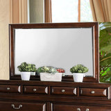 Brandt Brown Cherry Mirror from Furniture of America - Luna Furniture