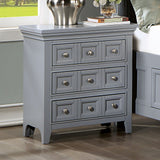 Castlile Gray Night Stand from Furniture of America - Luna Furniture