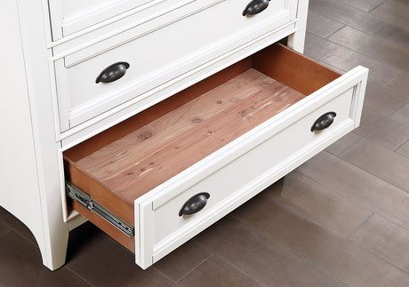 Castile White Chest from Furniture of America - Luna Furniture