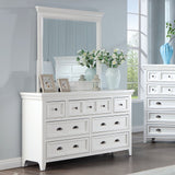 Castile White Dresser from Furniture of America - Luna Furniture