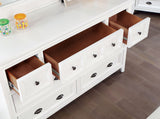 Castile White Dresser from Furniture of America - Luna Furniture