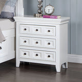 Castile White Night Stand from Furniture of America - Luna Furniture