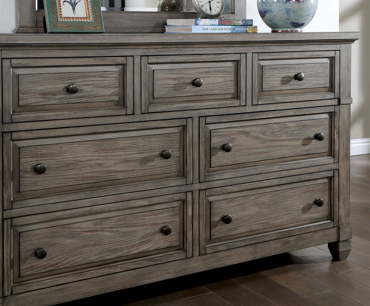 Durango Warm Gray Dresser from Furniture of America - Luna Furniture