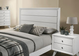 Dortmund White King Bed from Furniture of America - Luna Furniture